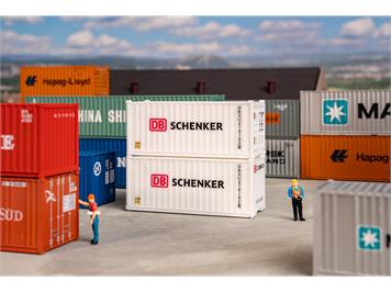 Faller 182053 20 Container DB, 2er-Set - H0 (1:87)