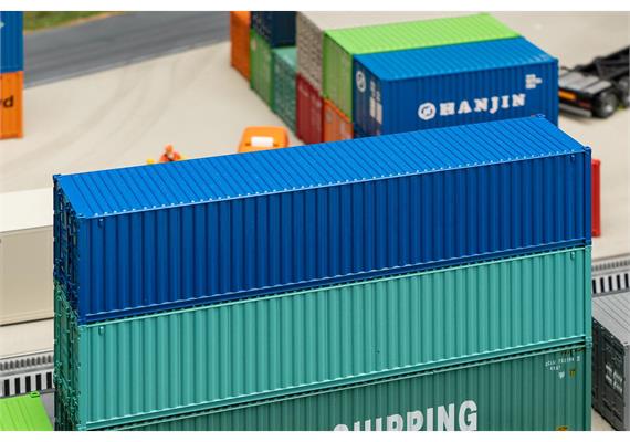 Faller 182102 40' Container, blau - H0 (1:87) | Bild 1