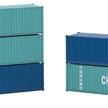 Faller 182151 40' Container, 5er-Set - H0 (1:87) | Bild 2
