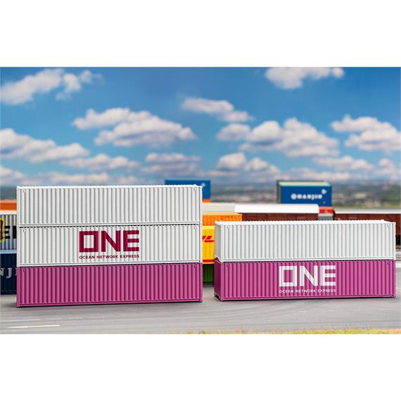 Faller 182152 40' Container ONE, 5er-Set - H0 (1:87)