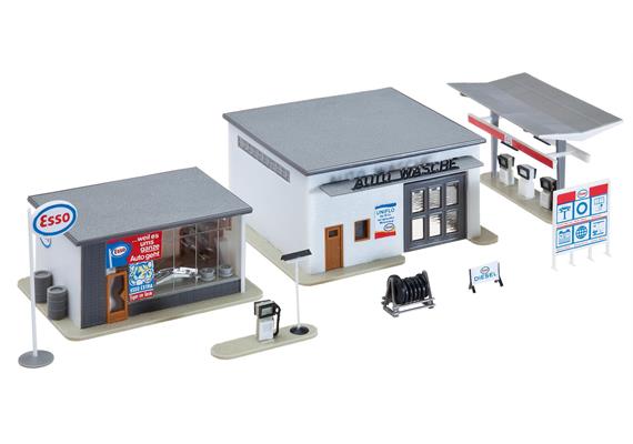 Faller 191843 Tankstelle mit Waschhalle - H0 (1:87) | Bild 2