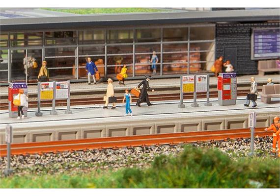 Faller 222111 Moderner Bahnsteig mit Zubehör - N (1:160) | Bild 1
