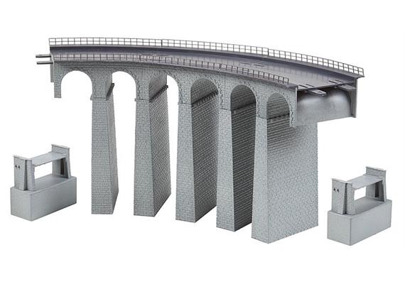 Faller 222598 Viadukt-Set, 2-gleisig, gebogen, N | Bild 2