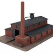 Faller 231720 Fabrik mit Schornstein, patiniert - N (1:160) | Bild 3