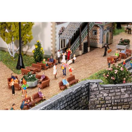 Faller 272439 64 Bänke und 30 Tische - N (1:160)