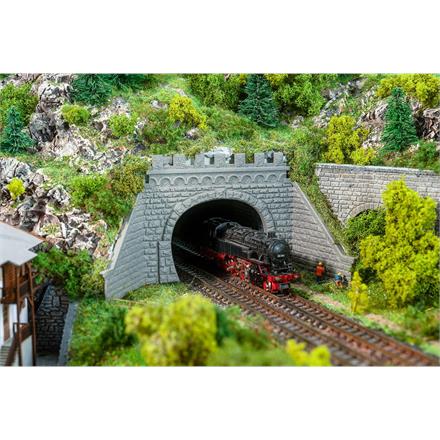 Faller 272588 2 Tunnelportale, 2-gleisig - N (1:160)