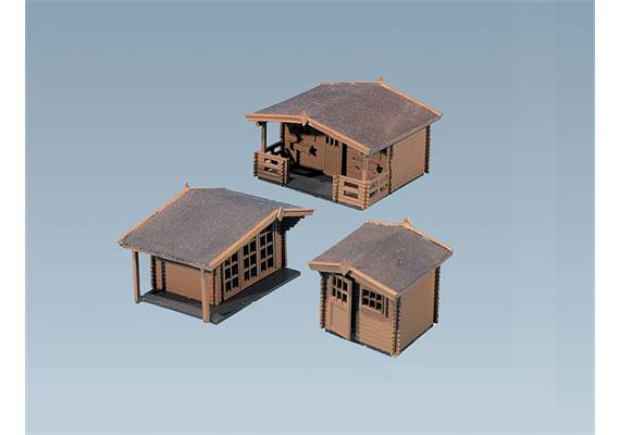 Faller 3 Gartenhäuser Spur H0 | Bild 2