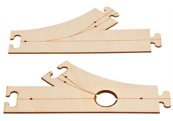 Faller Car System 161940 Laser-Street Weiche 212,5 x 102,5 mm - H0 (1:87)