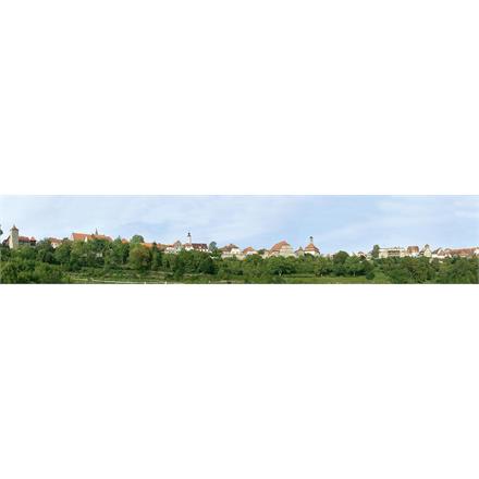 Faller Modellhintergrund "Kleinstadt" - H0, N, H0m