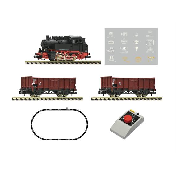 Fleischmann 5160002 Analog Start Set: Dampflokomotive BR 80 mit Güterzug - N (1:160)