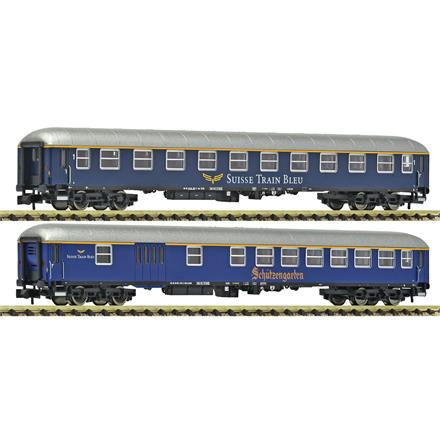 Fleischmann 6260083 2-tlg. Set 2: Schnellzugwagen, Suisse Train Bleu - N (1:160)