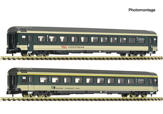 Fleischmann 6260096 SOB/BT 2-tlg. Set 2: Reisezugwagen „Voralpen-Express“ - N (1:160)