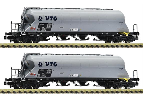 Fleischmann 6660003 2-tlg. Set: Staubsilowagen, VTG - N (1:160)