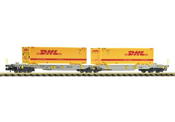 Fleischmann 6660069 Doppeltaschen-Gelenkwagen T2000, AAE "DHL" - N (1:160)