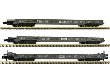 Fleischmann 6660093 SBB 3-tlg. Set: Rollende Autobahn, Hupac - N (1:160)