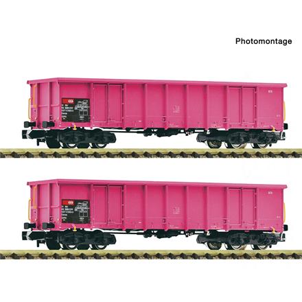Fleischmann 6660163 2-tlg. Set: Offene Güterwagen Gattung Eanos, SBB - N (1:160)