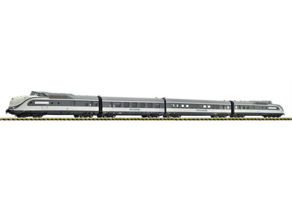 Fleischmann 7770009 4-tlg. Set: Dieseltriebzug BR 601 „Zughotel“, RailAdv., DCC/Sound - N