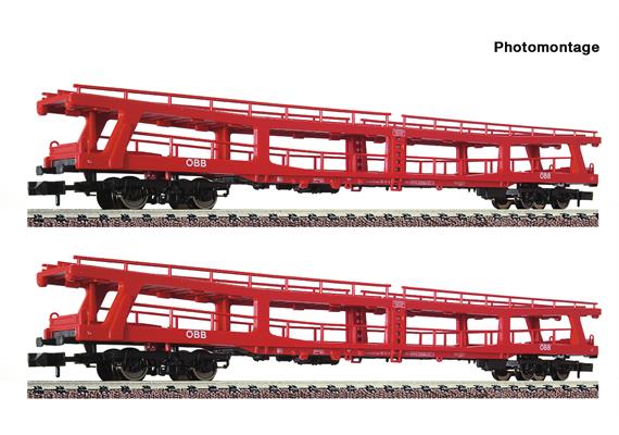 Fleischmann 829502 2-tlg. Set: Reisezug-Autotransportwagen, ÖBB, N (1:160)