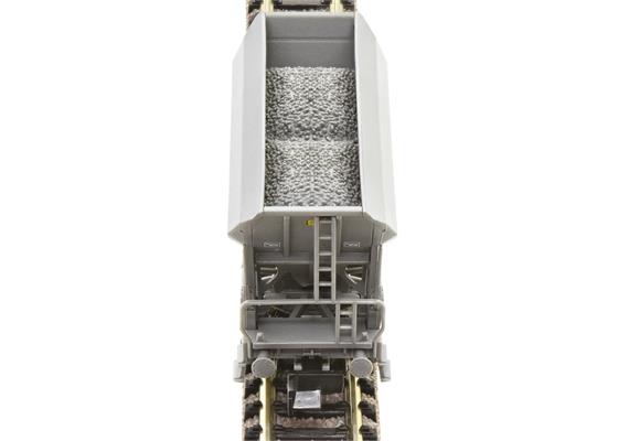 Fleischmann 830353 SBB Selbstentladewagen ohne Schwenkdach, Gattung Fcs, N (1:160) | Bild 5