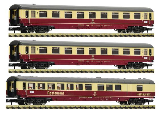 Fleischmann 881912 3tlg. Wagenset 2: Autoreisezug "Christoforus-Express" DB, N