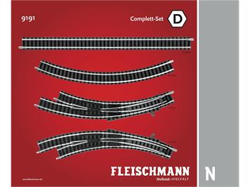 Fleischmann 9191 Complett-Set D, Spur N