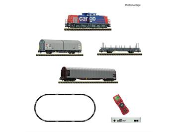 Fleischmann 931903 z21 start Digitalset: Diesellokomotive BR 203 mit Güterzug, N (1:160)