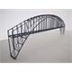 HACK 23140 N Bogenbrücke 50 cm grau BN50, Fertigmodell aus Weissblech