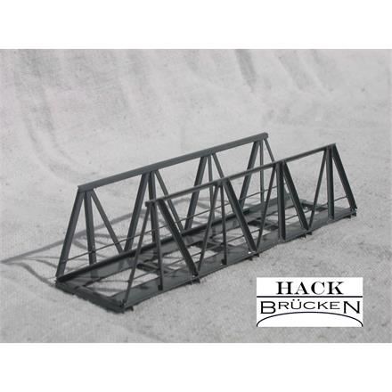HACK 40050 Vorflutbrücke 7,5 cm VZ7 Fertigmodell aus Weissblech - Z (1:220)