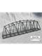 HACK 43050 Bogenbrücke 14 cm BZ14 Fertigmodell aus Weissblech - Z (1:220)