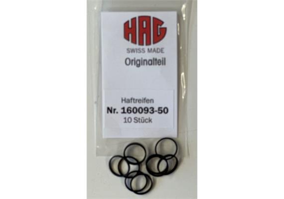 HAG 160093-50 Haftreifen, 10 Stück - H0 (1:87)