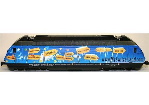 HAG 281-7 SBB E-Lok Re 460 078 "MySwitzerland.com", Gleichstrom DC analog, H0 | Bild 1