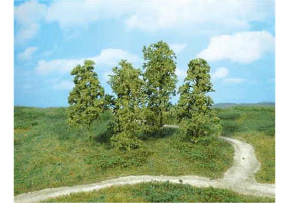Heki 1641 12 Naturbäume mittelgrün