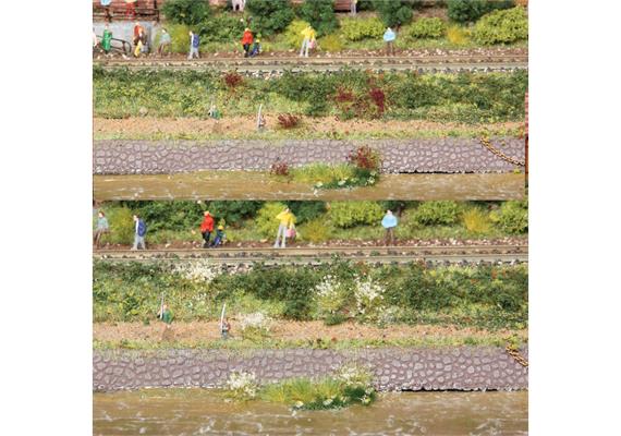 HEKI 1805 100 Grasbüschel weiss-erika