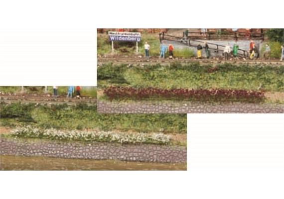 HEKI 1815 10 Grasstreifen erika-weiss gemischt 10 cm