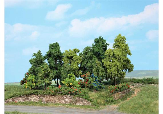 HEKI 1996 Laubwald, 18 Bäume und Büsche, 1 - 11 cm