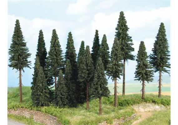 HEKI 2263 Tannenwald, 20 Tannen 7 - 14 cm - H0 (1:87)