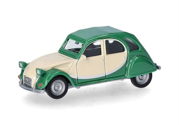 Herpa 020817-007 Citroën 2CV Charleston, grün/beige - H0 (1:87) | Bild 1