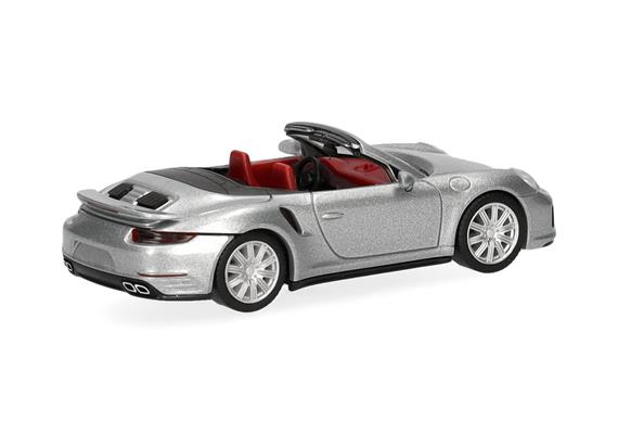 Herpa 038928-003 Porsche 911 (991) Turbo Cabrio, dolomitsilber - H0 (1:87) | Bild 2