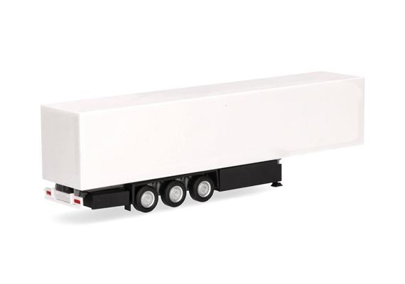 Herpa 077088 Schmitz E-Trailer Kühlkofferauflieger 3achs, weiss - Massstab 1:87 | Bild 2