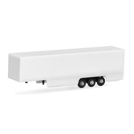 Herpa 086110 Teileservice: Auflieger 3achs verkleideter Koffer, 2 Stück - N (1:160)