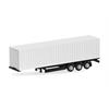 Herpa 086158 Teileservice: Auflieger 3achs 40ft Container, 2 Stück - N (1:160)