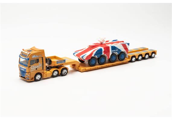 Herpa 316439 MAN TGX GX 6x2 Tieflade-Sattelzug "Spedition Steinle" - H0 (1:87) | Bild 1