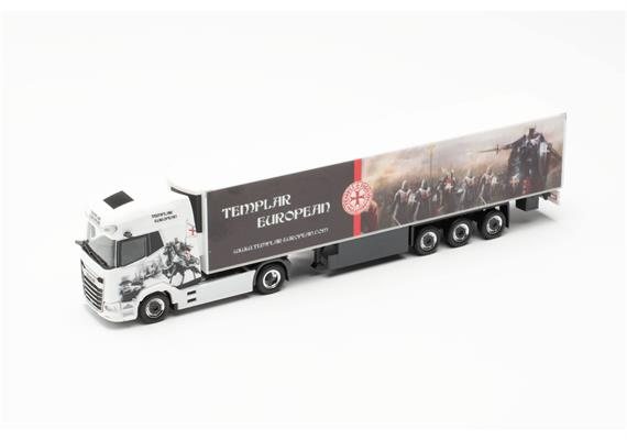 Herpa 316873 DAF XG+ Kühlkoffer-Sattelzug "Templar European" - H0 (1:87) | Bild 3
