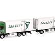 Herpa 317788 CR 20 HD Kühlkoffer-Hängerzug Traveco (CH) - H0 (1:87) | Bild 1