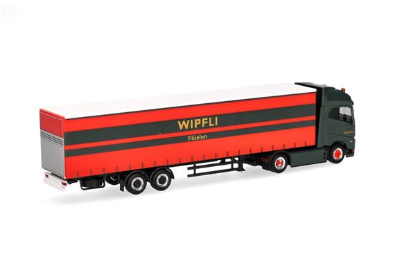 Herpa 319171 Volvo FH GL XL Electric Gardinenplanen-Sattelzug "Wipfli" (CH) - H0 (1:87) | Bild 2