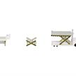 Herpa 520621-001 Container Loader - weiss, 2 Stück - Massstab 1:500 | Bild 1