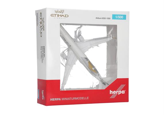 Herpa 536639-001 Etihad Airways Airbus A350-1000 - A6-XWC - Maßstab 1:500 | Bild 5