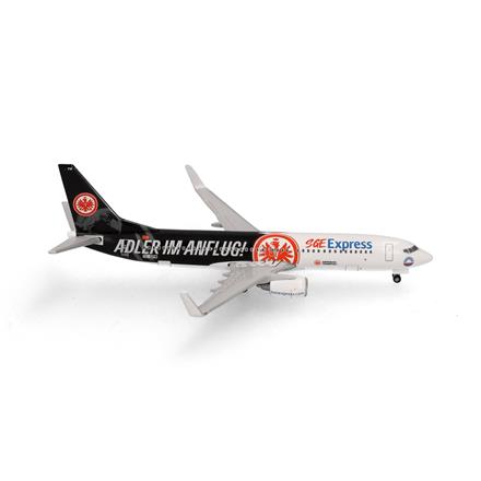 Herpa 538107 SunExpress Boeing 737-800 Eintracht Frankfurt - SGE Express - Massstab 1:500
