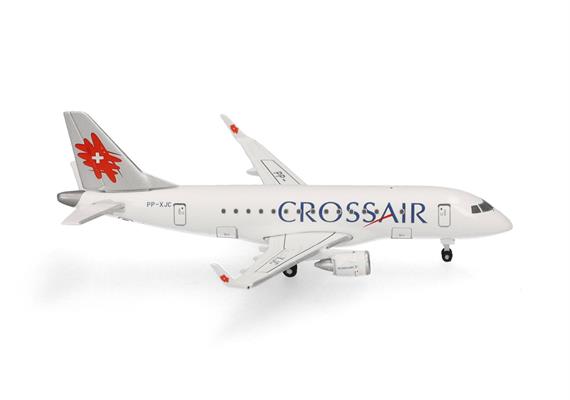 Herpa 538824 Crossair Embraer E170 - PP-XJC - Massstab 1:500 | Bild 1