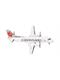 Herpa 573252 Crossair Saab 340 (last color scheme) - Massstab 1:200